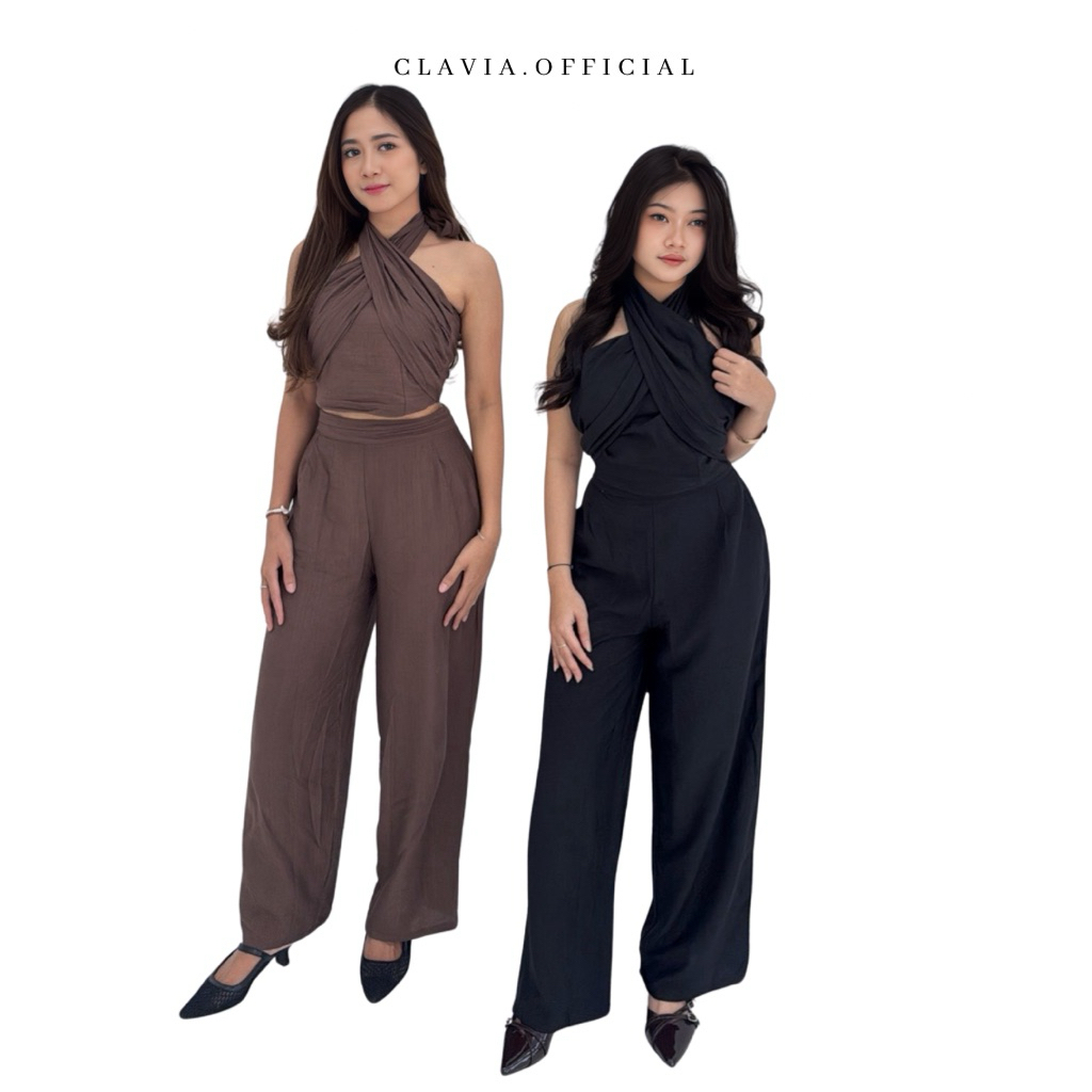 CLAVIA - Silly One Set | Summer Set | Atasan dan Bawahan Kulot