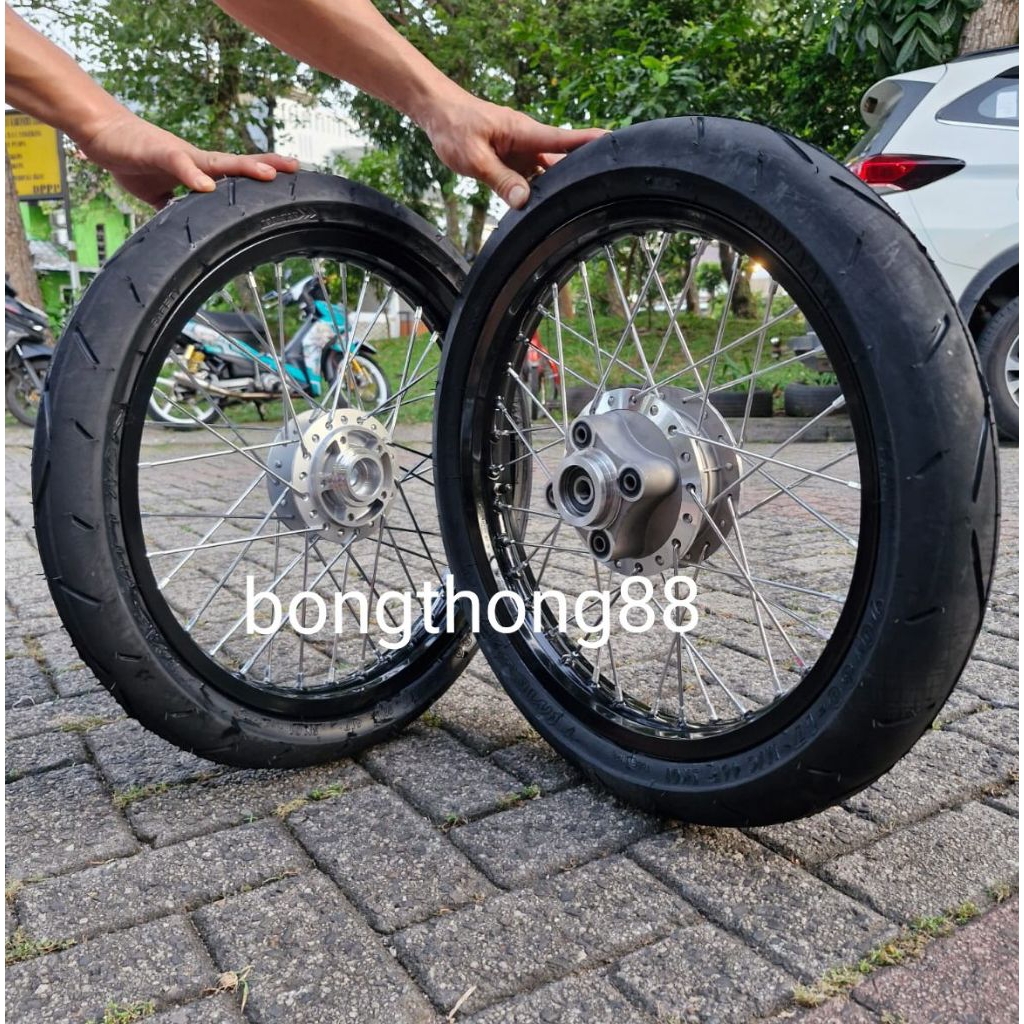 Velg Rossi GL pro GLmax GL100 CB100 CB125 GL125  CG100 CG125 160 /160  ring 17 Ban Donat primax leba