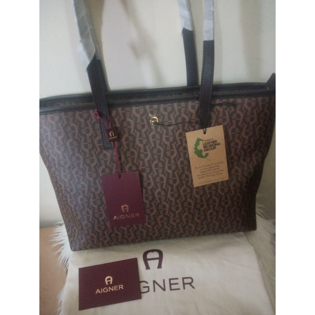 Tote Aigner Brown # SOLD #