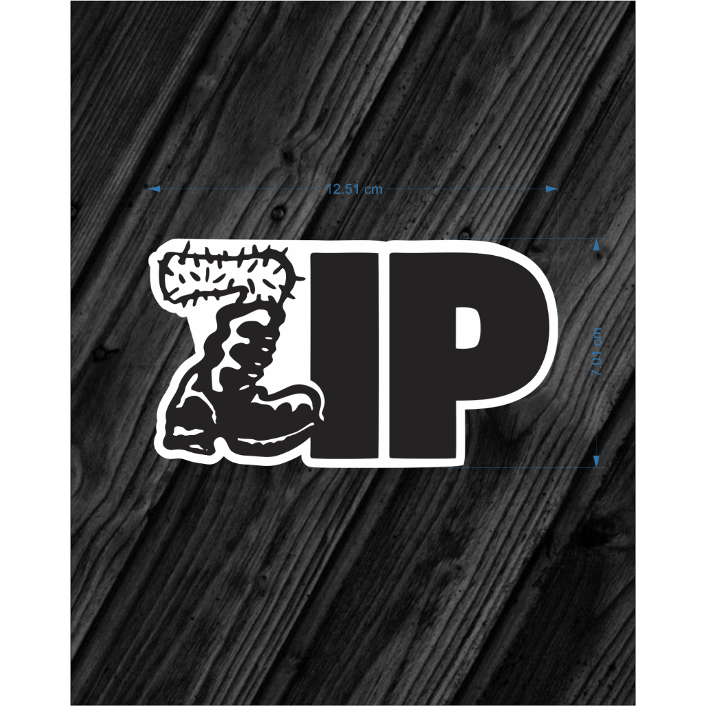 ZIP STIKER BAND HARDCORE ZIP