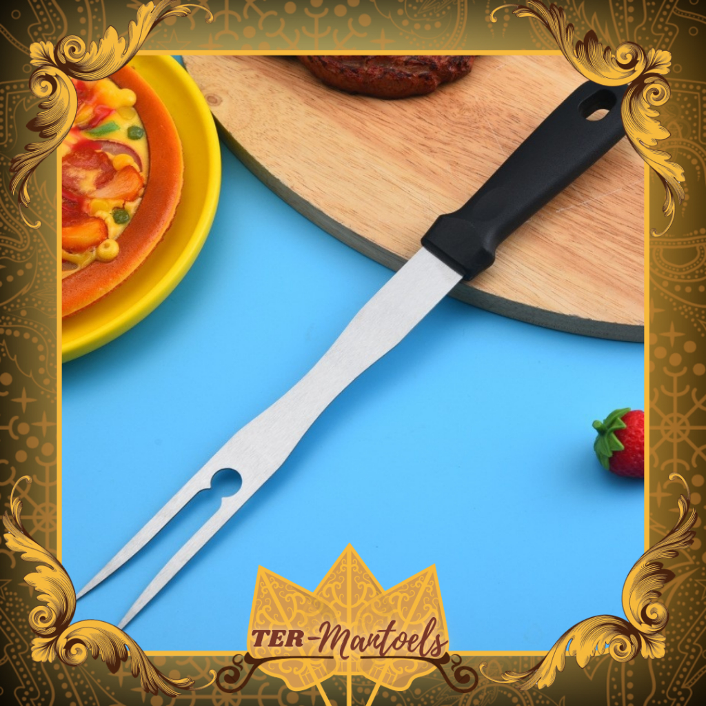 Garpu Tusuk Steak Barbeque / Tusuk Daging Garpu Jumbo Stainless Serbaguna