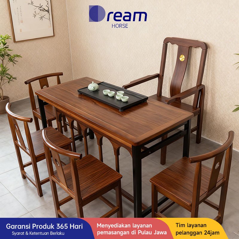 COD Meja Teh/Meja Tamu/Meja Resepsi/Meja Pembuatan Teh/Set Meja Kursi Teh/Meja Teh Rumah Tangga