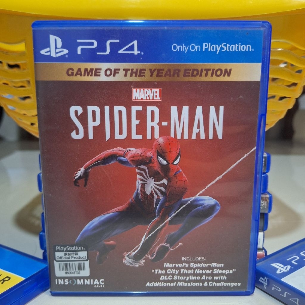 PS4 Marvel Spiderman BD (Used/Second) REG 1/ALL