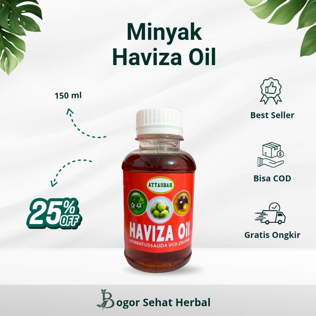 Haviza Oil Attaubah Minyak 3 in 1 Habbatussauda VCO Minyak Zaitun