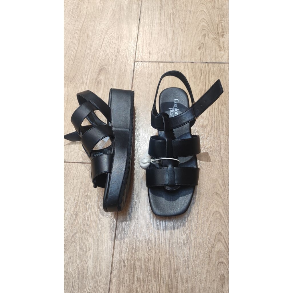 PROMO wedges comfort plus CCP black by payless