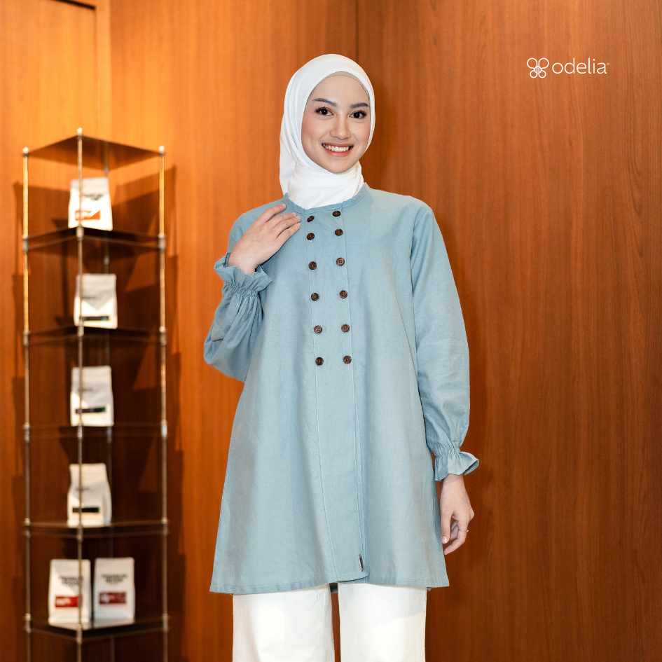 Odelia - Maura Button Blouse | Atasan Wanita
