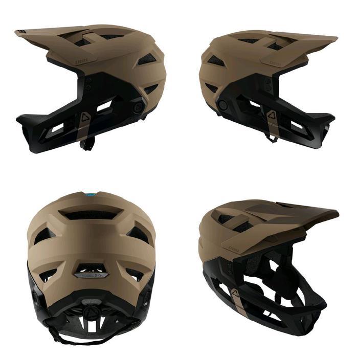 Helm Sepeda Leatt MTB Enduro 2.0 Helmet Leatt 2.0 MTB Downhill Brown Original