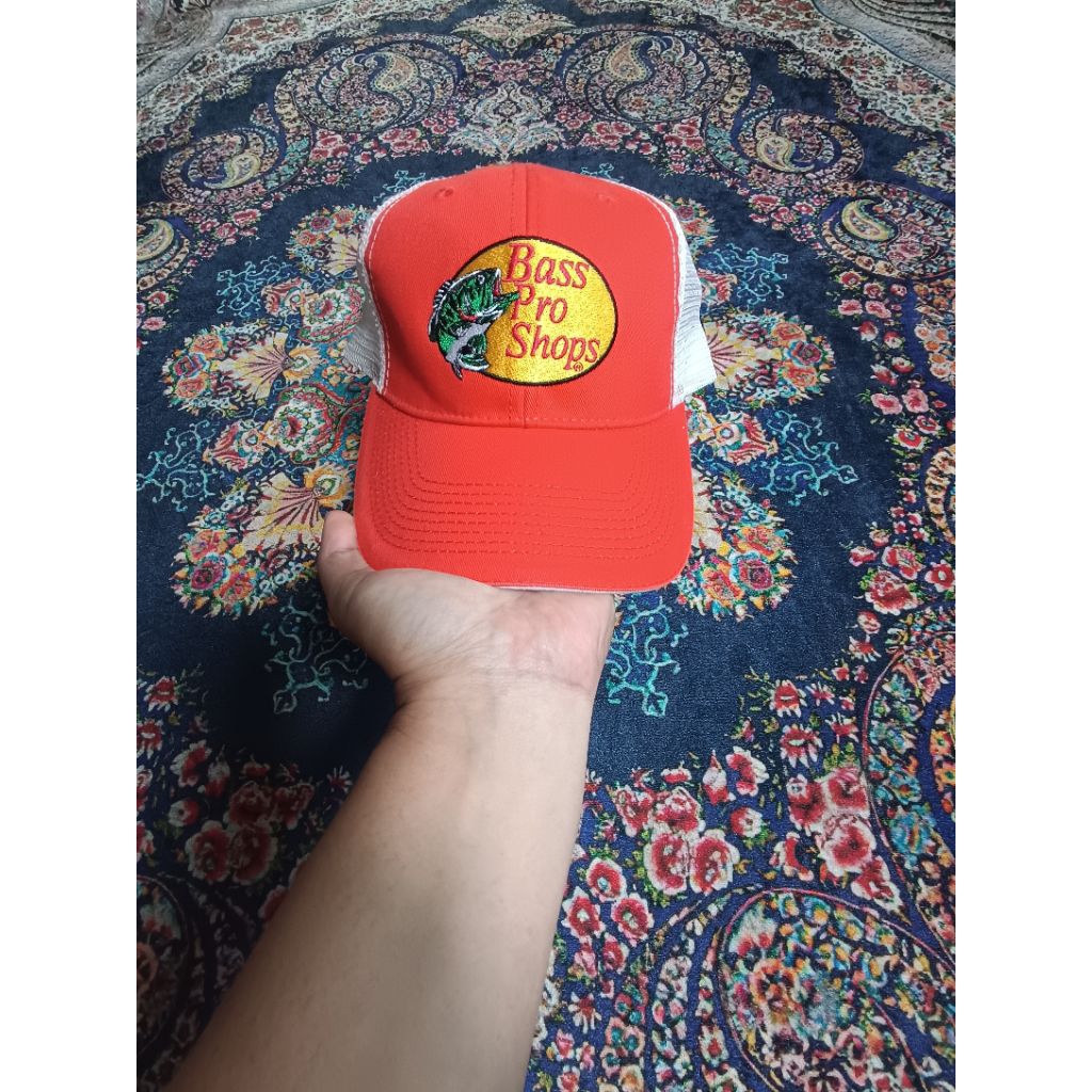 Topi Bass Pro Shop, Topi BPS, Topi BPS Bordir, Topi bass pro Shop bordir