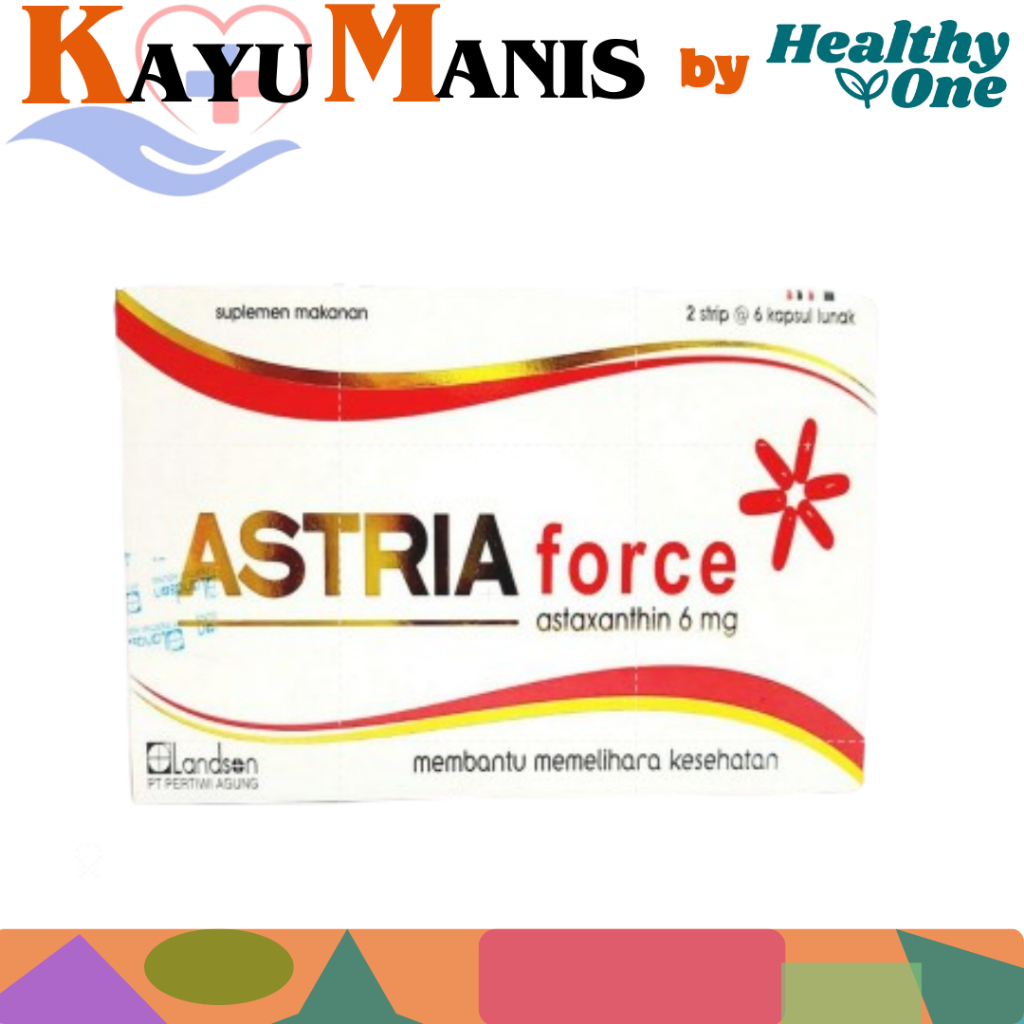 ASTRIA FORCE ASTAXANTHIN 6MG