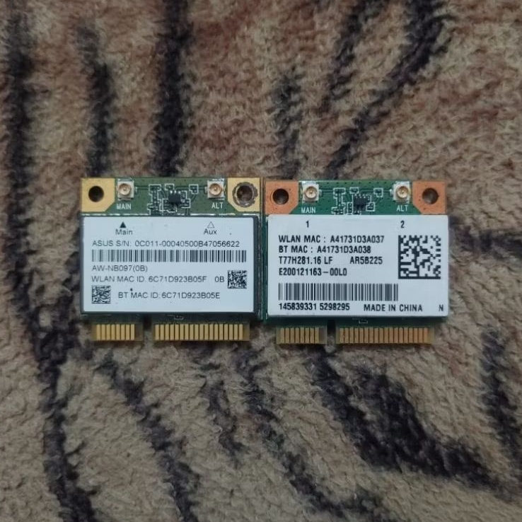 WiFi Card Half Mini PCIe Atheros AR5B225 Combo Bluetooth