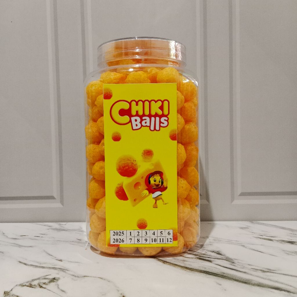 Snack Toples Branded Chiki Ball Keju Original 2L