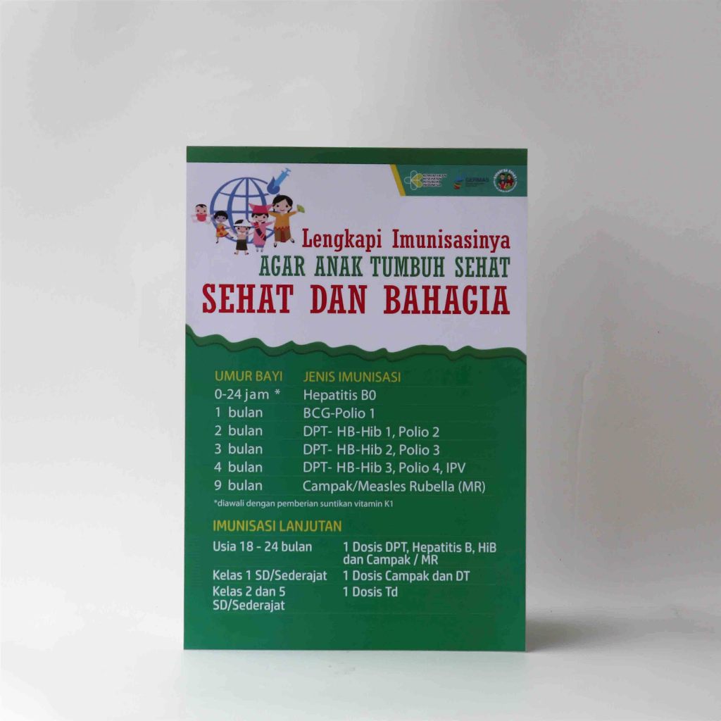 Poster Lengkapi Imunisasi - Poster Imunisasi - Poster Kesehatan Anak