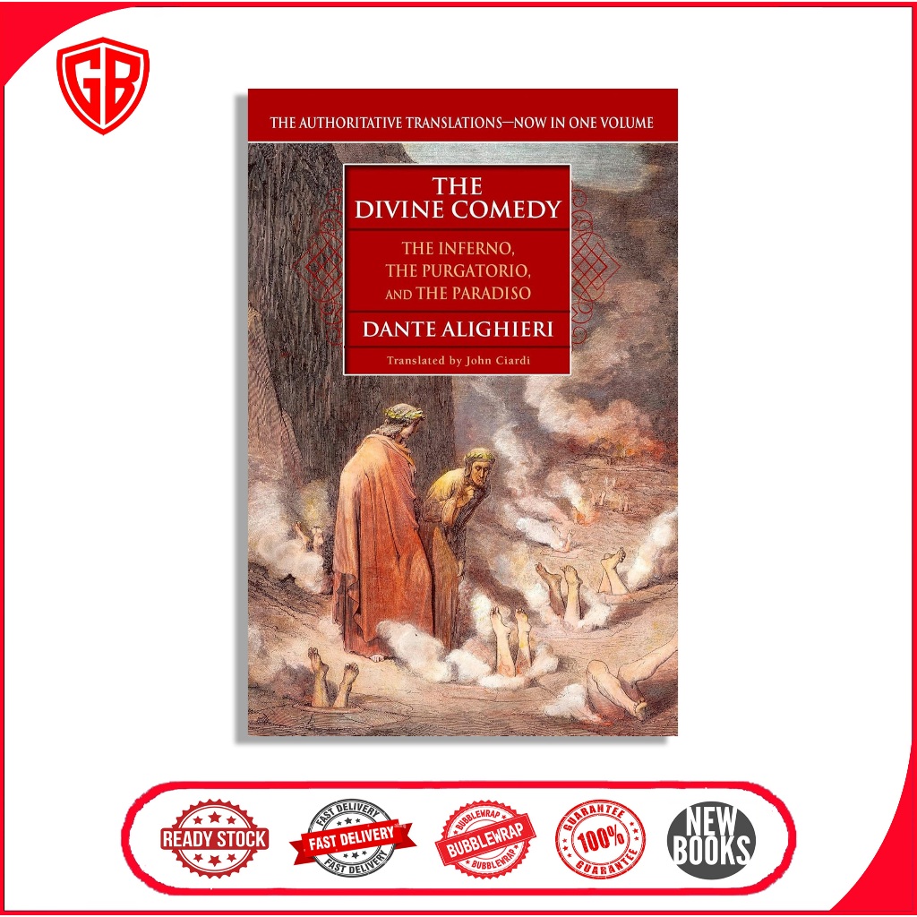The Divine Comedy (The Inferno, The Purgatorio, and The Paradiso) by Dante Alighieri (English)