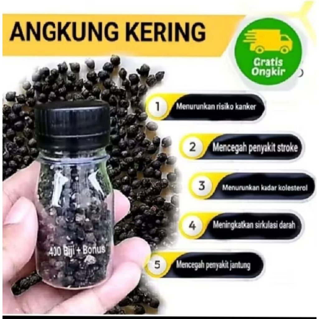 400 butir ANGKUNG Obat STROKE Herbal china premiun hasil kebun sendiri
