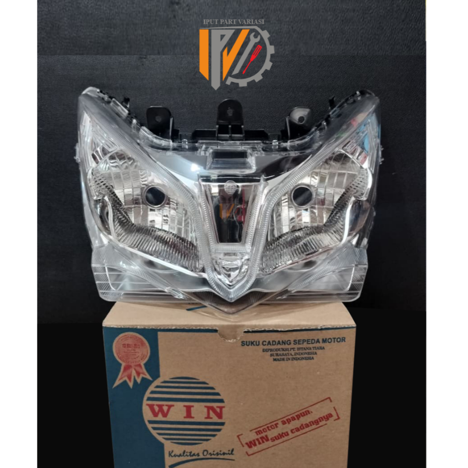 Reflektor Lampu Depan VARIO TECHNO 125 KZR Thn 2012-2015 Original WIN