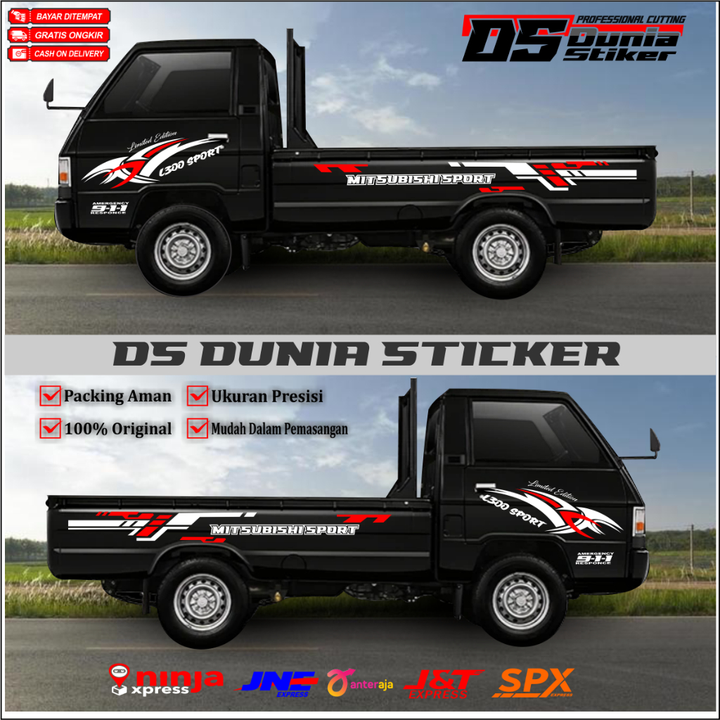 Stiker mobil pick up L300 pick up Suzuki APV pick up grandmax terbaru