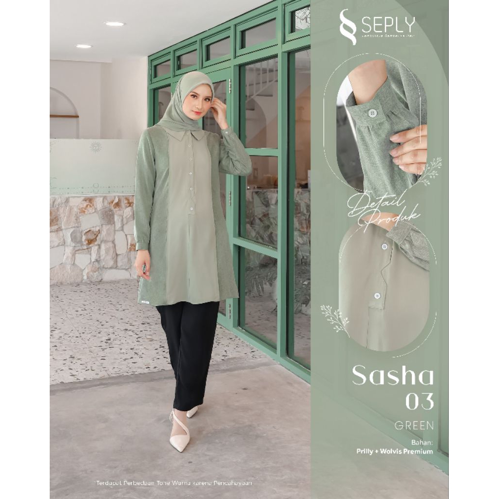 TUNIK SASHA 03 GREEN BY SEPLY