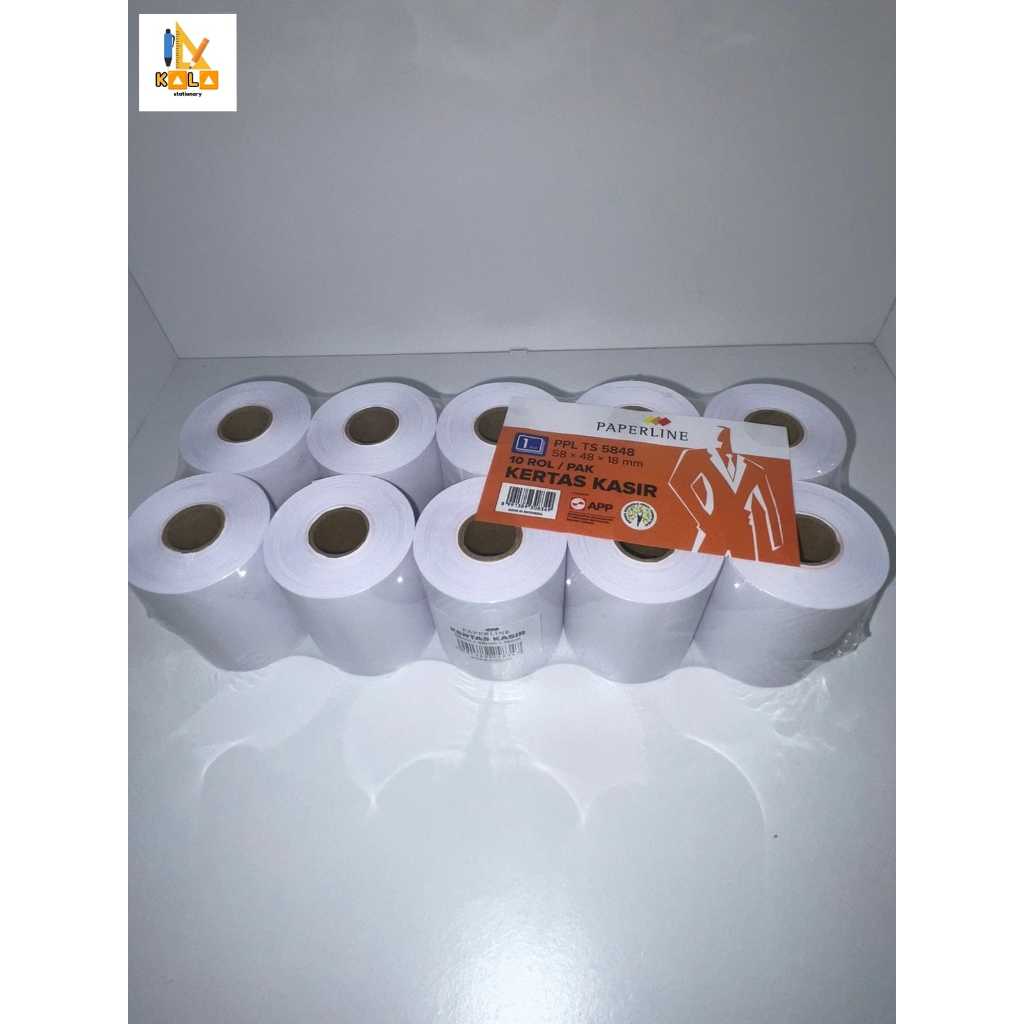 Kertas Struk Kasir Paperline 58 x 48 x 18 mm