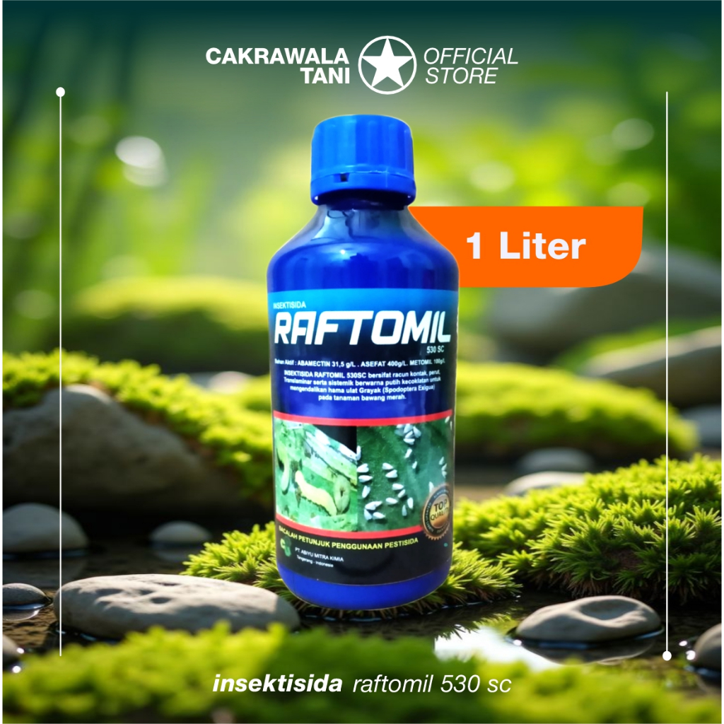 RAFTOMIL 530 SC 1L/INSEKTISIDA/ABAMEKTIN/ABAMECTIN/ASEFAT/METOMIL/asam amino/amistartop/incipio