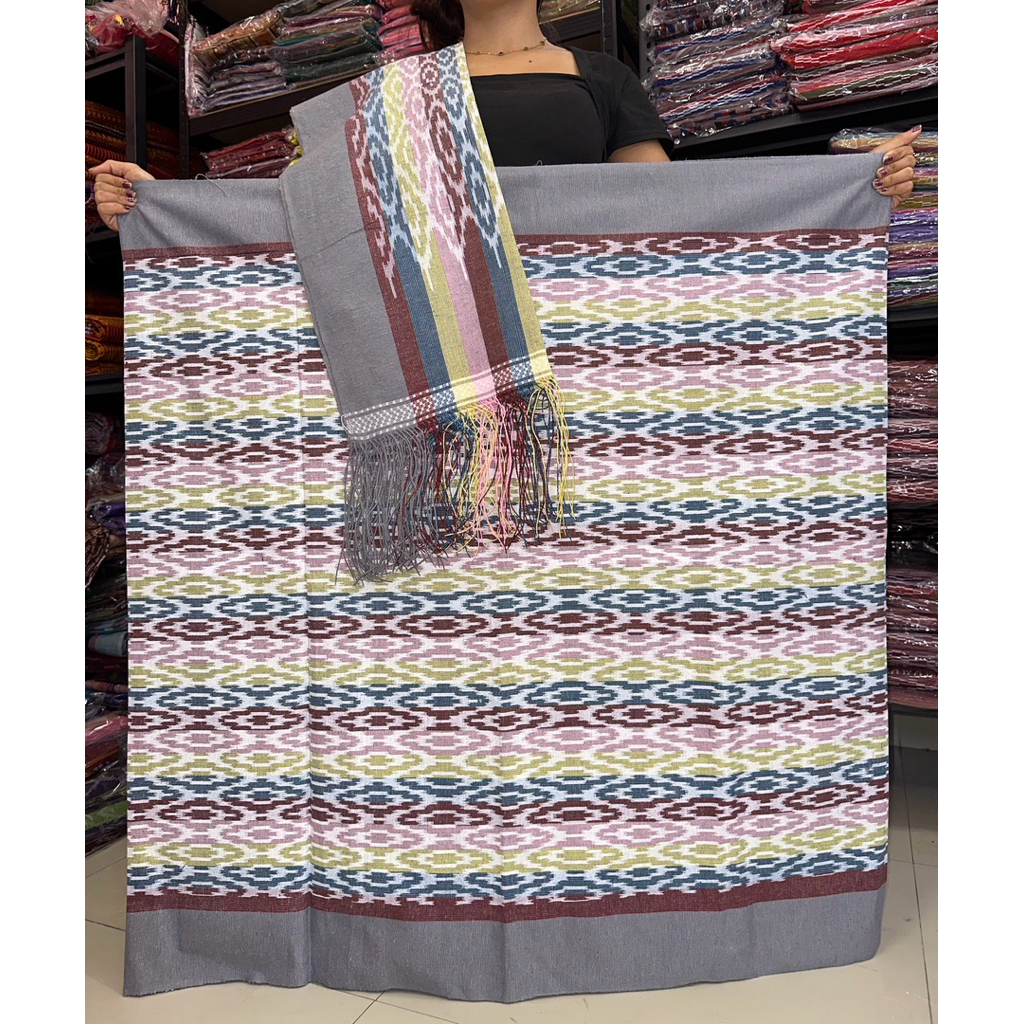 Songket Setelan Ulos Motif Maulana Toba Premium