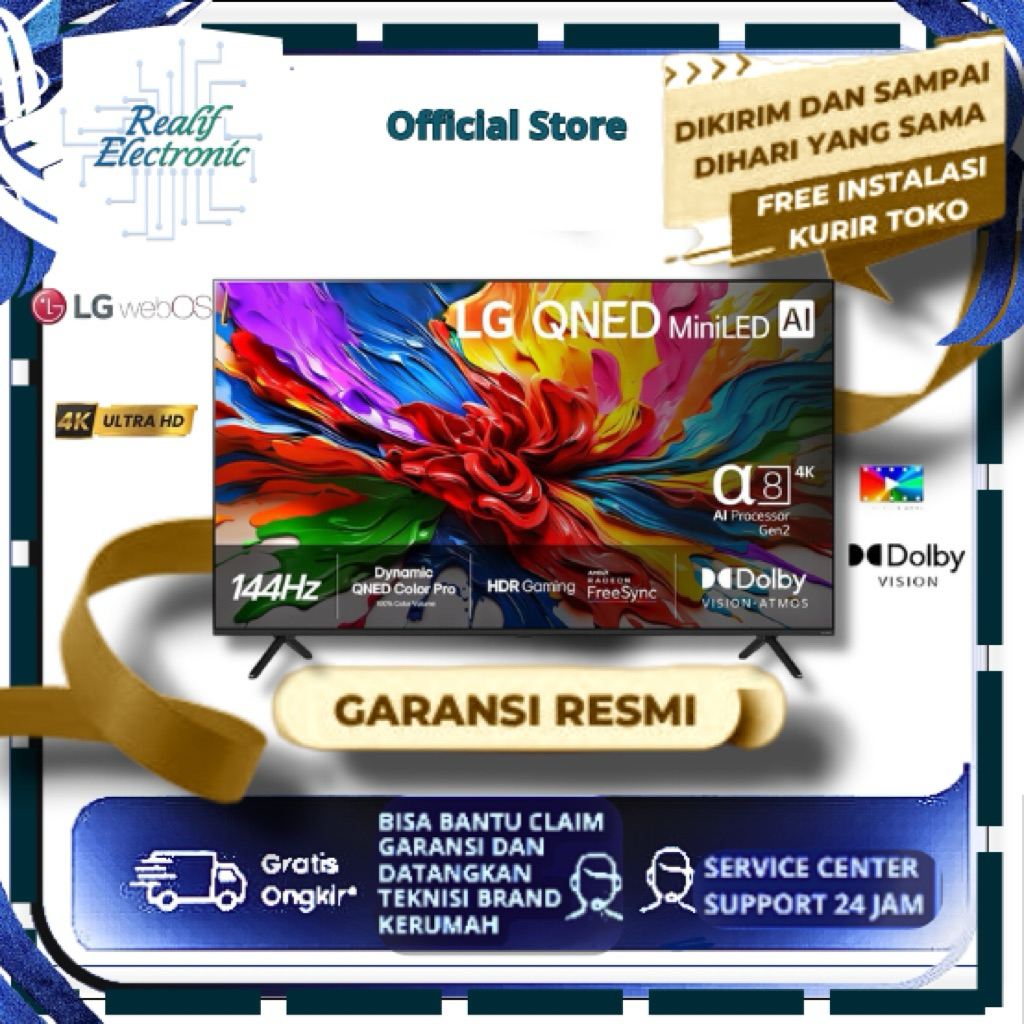 LG 85QNED92ASA 4K 144HZ Smart TV QNED 85 Inch QNED92ASA 85QNED92