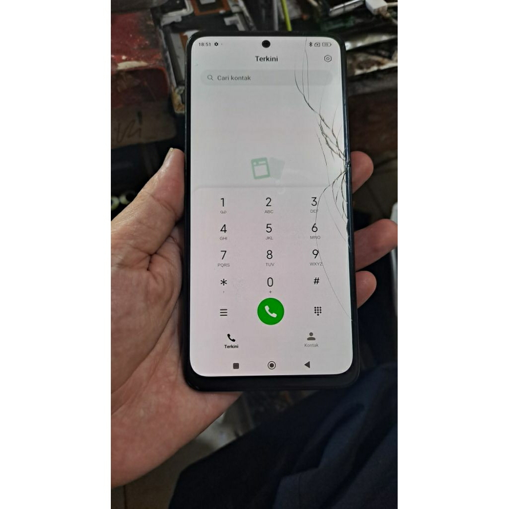 lcd REDMI NOTE 11 ORI COPOTAN MINUS retak glas
