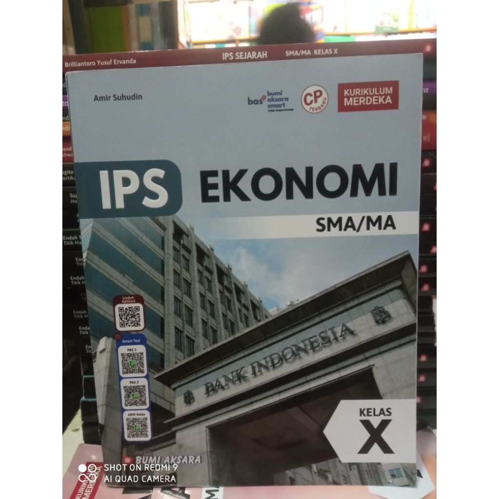 Buku IPS ekonomi untuk SMA kelas 10 kurikulum merdeka bumi aksara