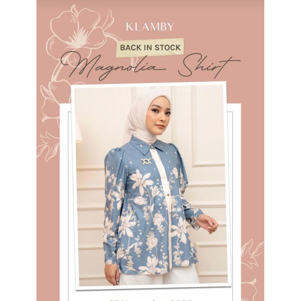 WEARING KLAMBY MAGNOLIA SHIRT