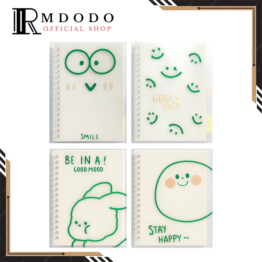 Apazada - Buku Tulis Binder Ring A5 Isi 60 Lembar / Notebook Diary Journal Cover Mika B0250