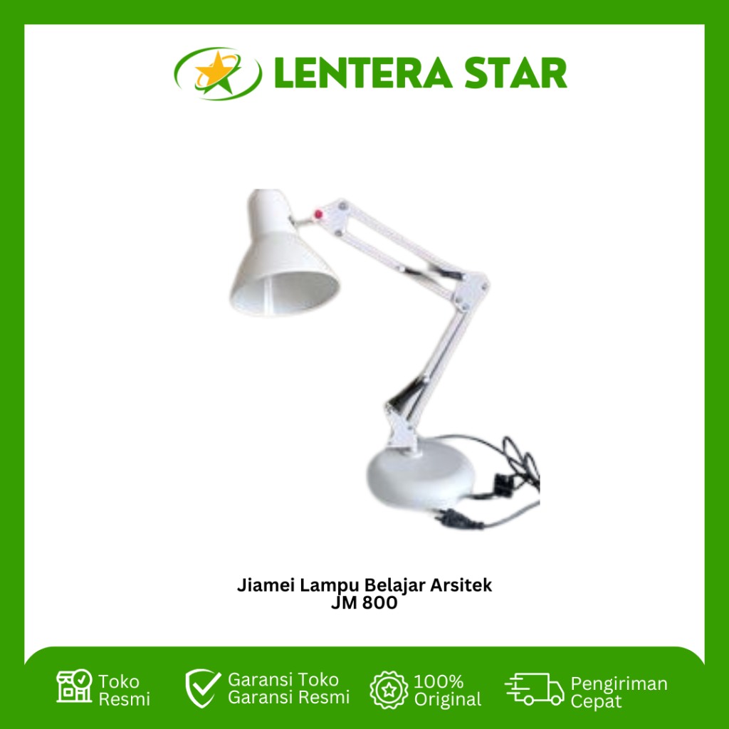 Lampu Belajar Arsitek Jiamei JM 800 LAMPU MEJA BELAJAR ARSITEK / LAMPU BACA JM-800 JIAMEI