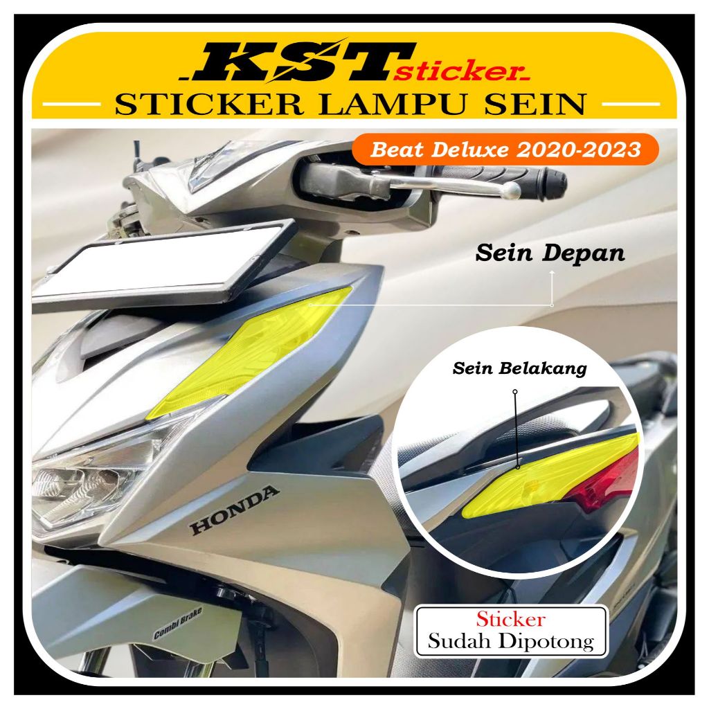 COD Stiker Lampu Sein Beat Deluxe 2020-2023 | Stiker Lampu Sein Beat Deluxe |  Stiker Pelindung Lamp