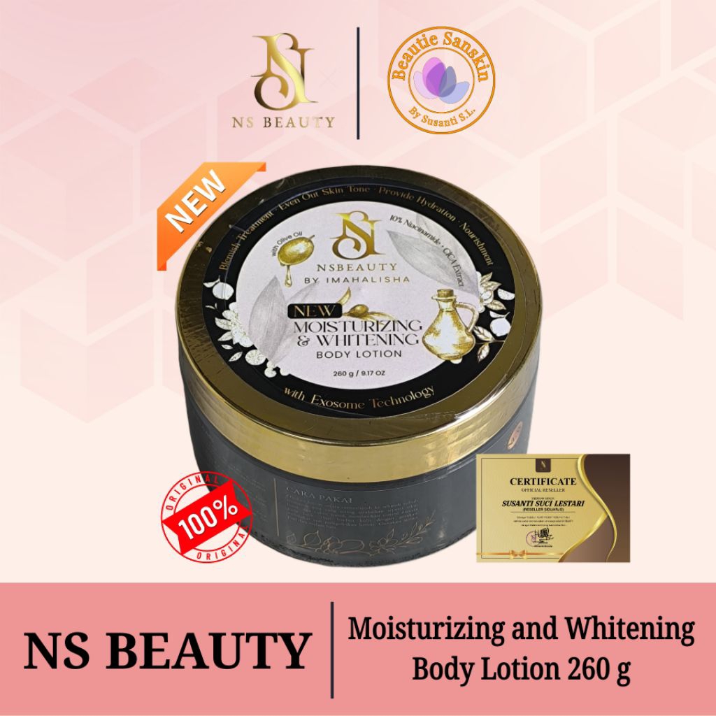 NS BEAUTY || HB NS BEAUTY  BODY LOTION BPOM 260gr Original
