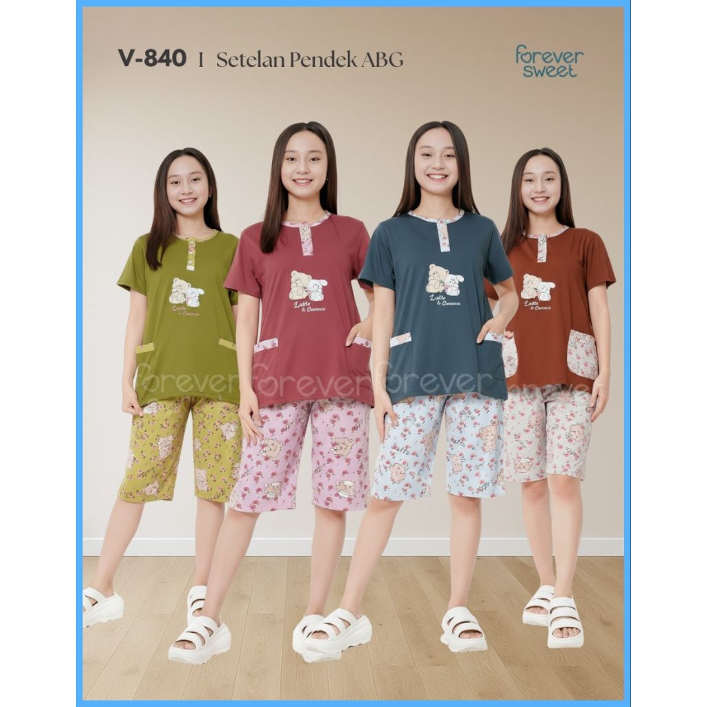 FOREVER SWEET PIYAMA BAJU TIDUR ANAK ABG REMAJA PEREMPUAN