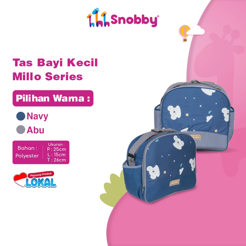 Snobby Tas Bayi Kecil - Tas Perlengkapan Bayi Kecil