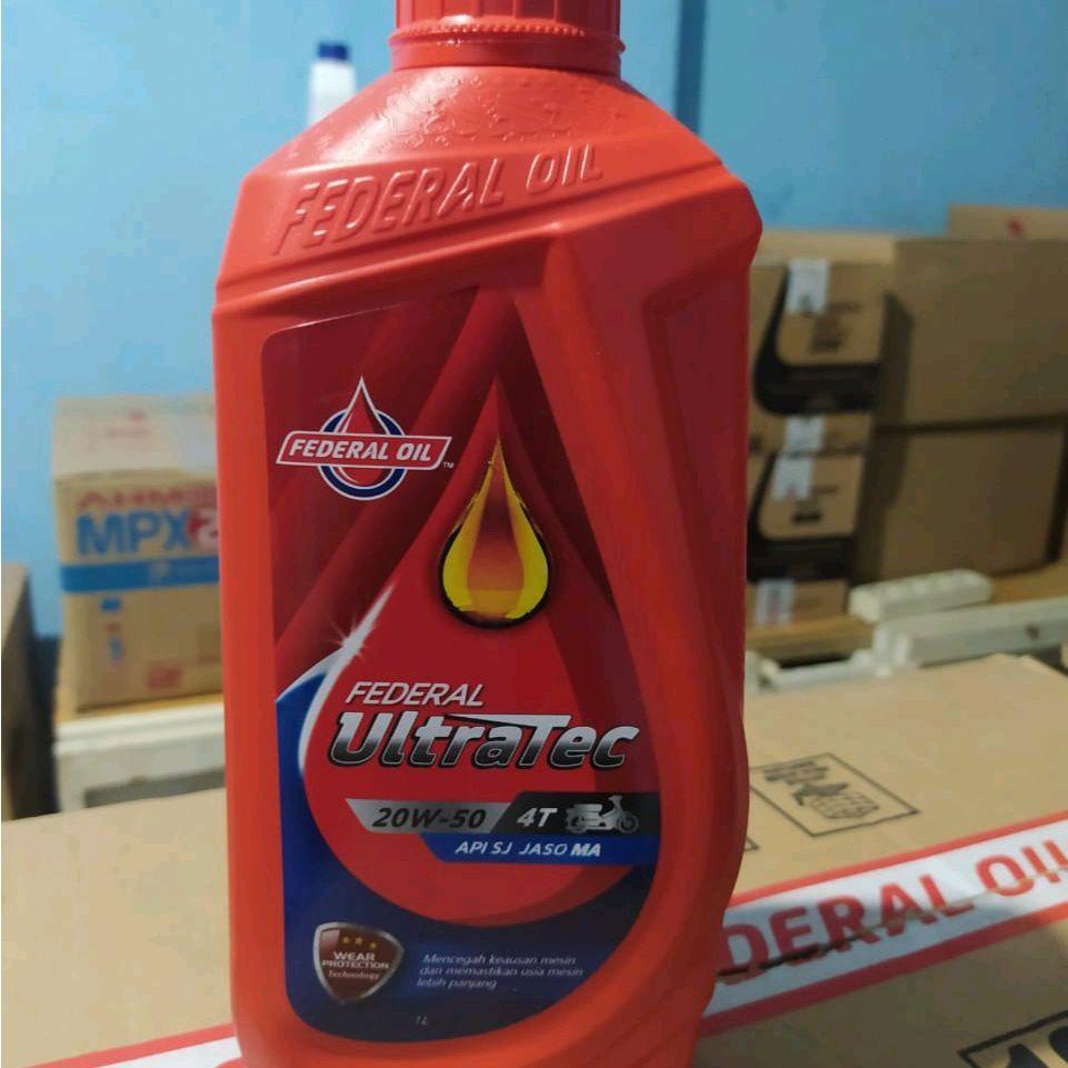 oli mesin federal ultratec 20-50 1liter original asli federal
