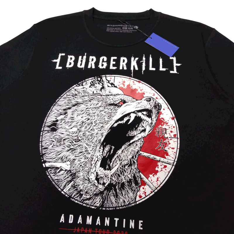 Kaos Band Burgerkill Japan Tour Black Series| Bootleg
