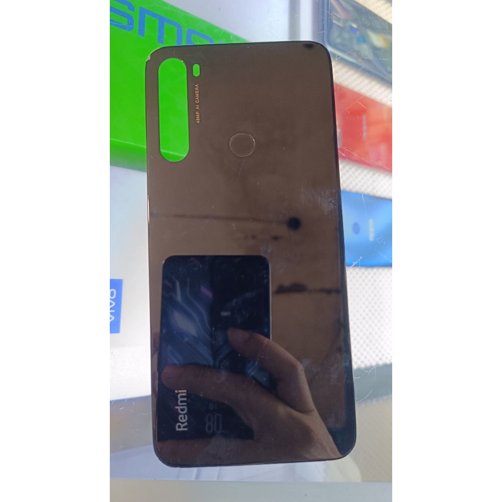 Backdoor Redmi note 8 + finger original copotan
