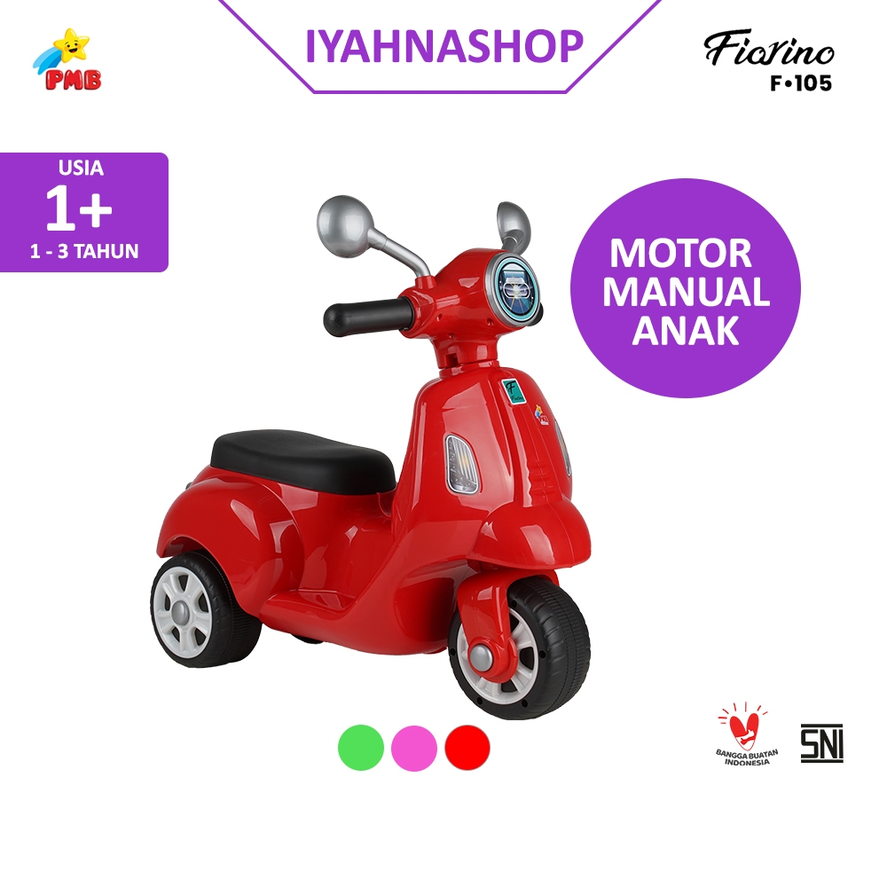 MAINAN MOTOR MOTORAN RODA 3 FIORINO PMB F105