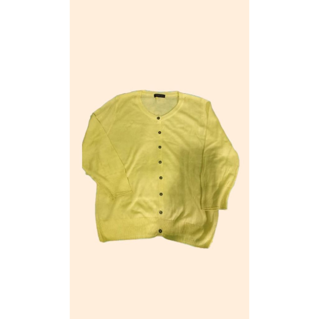cardigan kuning
