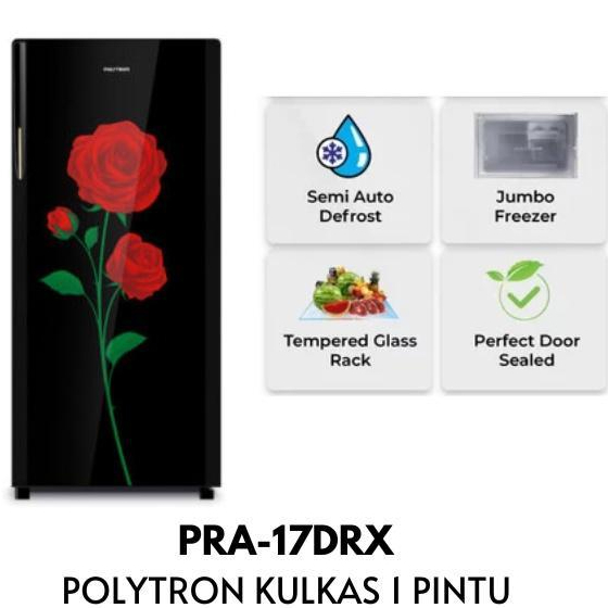 KULKAS POLYTRON PRA-17DRX
