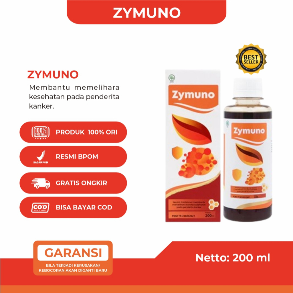 Zymuno Original Official Zymuno Madu Herbal Promil Zymuno Untuk Kanker Benjolan - 200ml