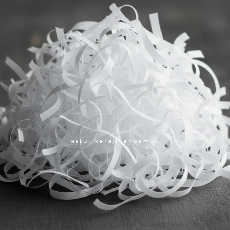 KERTAS CACAH SUWIR 100 GR | kertas putih | Paper Shredder | gift box | bingkisan | kertas hampers