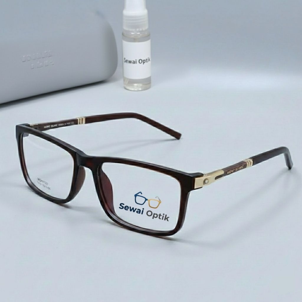 Kacamata Baca Plus 3 in 1 Progresif Photocromic Bluray Bluecromic