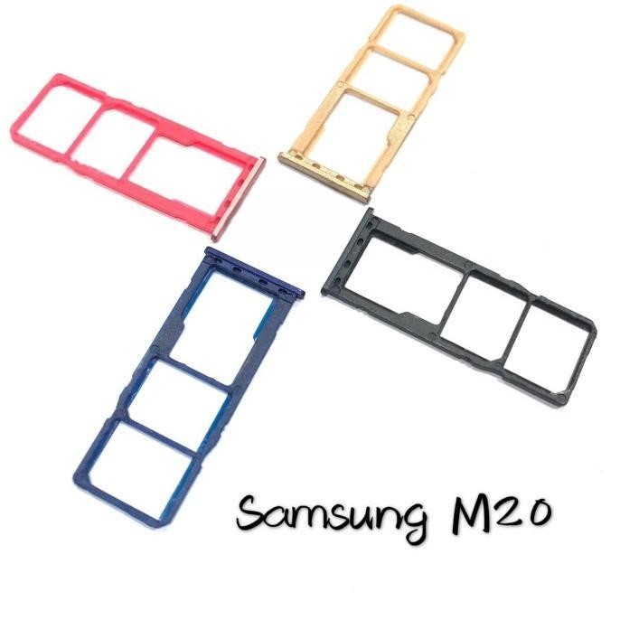 Slot Tempat Dudukan Kartu Simcard Sim card Lock Simtray Sim Tray Samsung M20 - M205
