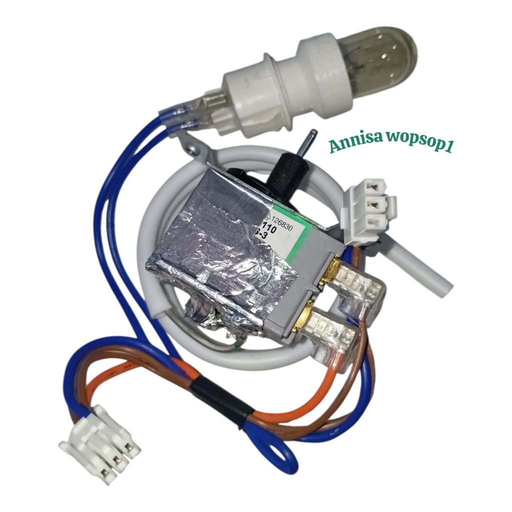 Termostat GNF-110 Kulkas Sharp 1 Pintu jual 1 Set Fitting Lampu Swit Original sharp