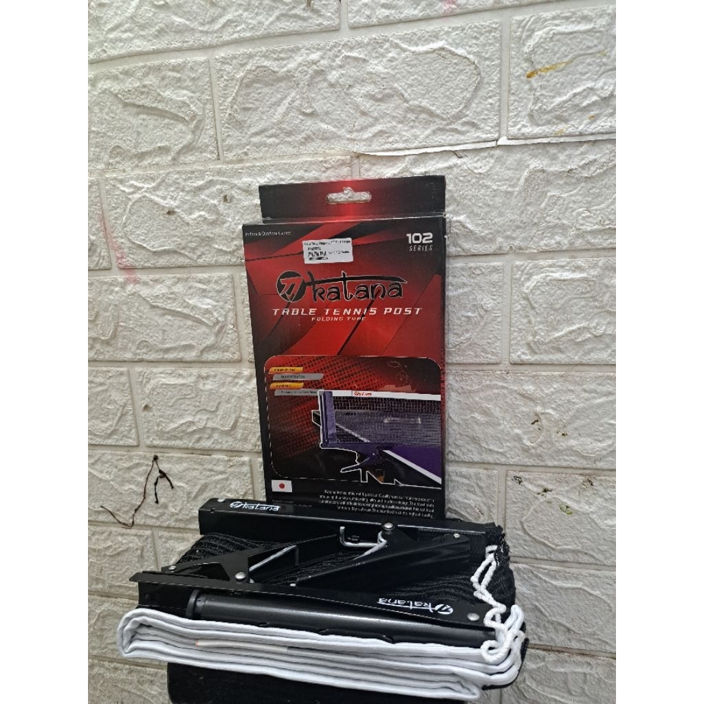 Net Pingpong Net Jaring Tenis Meja Net Tenis Meja Model Tarik 102(Katana)
