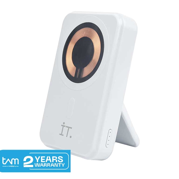 IT Lucid Wireless Powerbank WPB21 Fast Wireless Charging - White