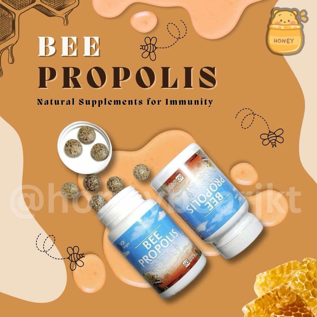 HDI bee propolis EXP 2028 / pollenergy / honey bee polens / vitamin tubuh