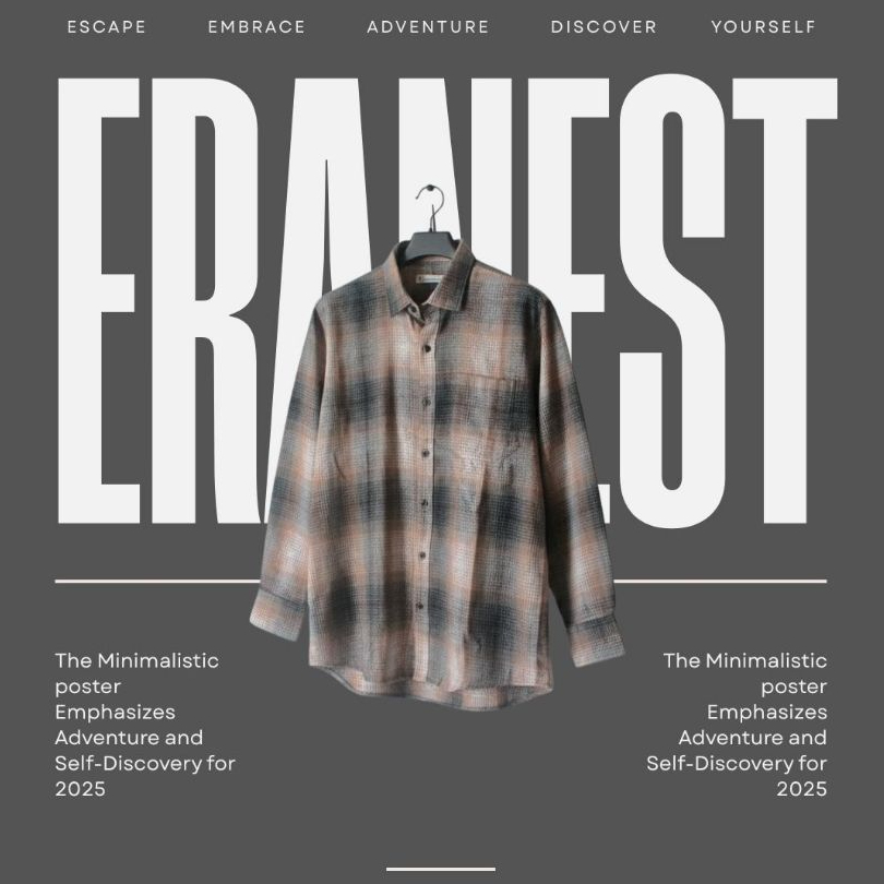 Earth Tone Plaid Flannel Shirt