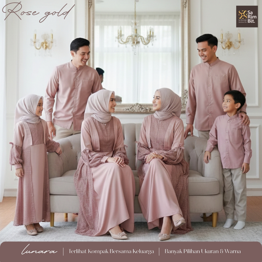 Sarimbit Keluarga 2026 Lebaran Premium / Family Set Lebaran 2026 / Baju couple Keluarga besar